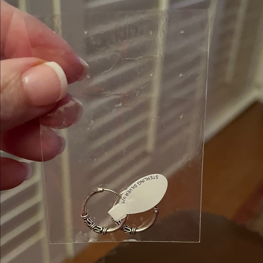 Small Sterling Silver Hoop Earrings